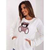 Lily Rose Sweatshirt-EM-BL-HS-21-538.31P-ecru | Shoptok.si