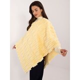 Wool Fashion Italia Poncho-AT-PN-2347.88-light yellow | shoptok.hr