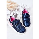 Lee Cooper - producent PE1 Children's Leather Sport Shoes With Rainbow Navy Blue Jasmine | Shoptok.si