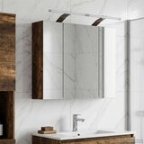  Kopalniška ogledalna omara Dimljeni oreh 60 x 14,5 x 50 cm, (5000232859) | Shoptok.si