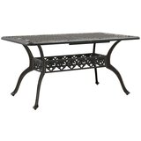  7-dijelni vrtni blagovaonski set brončani lijevani aluminij | shoptok.hr