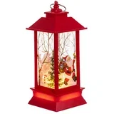 Crveni LED božićni lampion 26752