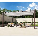 Paragon Outdoor - Pergola Florenz 1116 | Aluminijska pergola | Tamnosmeđa/Bijela - BRANDED IN THE USA | shoptok.hr