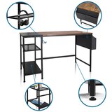 MID.YOU Pisalna Miza Workspace H I, Črna, Rjava | Shoptok.si