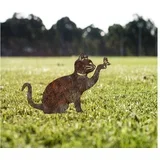 Evila Originals Dekorativna baštenska figura Cat -A 03