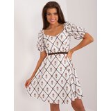 LAKERTA Dress-LK-SK-509406.31-white-brown | shoptok.hr
