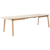 Hammel Furniture Proširiv blagovaonski stol s dodatnom pločom od punog hrasta 100x220 cm Amalfi – | shoptok.hr
