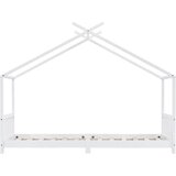  Okvir za dječji krevet od masivne borovine bijeli 90 x 200 cm | shoptok.hr