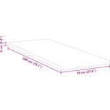  Jastučići za madrace Bijelo 70 x 200 cm | shoptok.hr