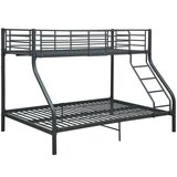 Maison Chic Okvir za pograd - Krevet na sprat - Bunk krevet črn kovinski 140x200 cm/90x200 cm-J89, (21759375) Cene