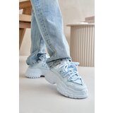Boto Women's sneakers with chunky sole Blue Nevela | Shoptok.si