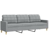 Maison Chic kavč - Sofa - Kanape svetlo siv 210 cm blago, (21726588) Cene