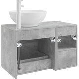  Set namještaja za kupaonicu 2 kom. Betonska siva 49,5 x 44,5 x 80 cm | Shoptok.si