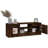 TV ormarić s vratima boja dimljenog hrasta 102x30x36 cm | shoptok.hr