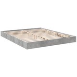 Okvir kreveta siva boja betona 160x200 cm od konstruiranog drva | shoptok.hr
