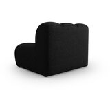 Micadoni Home črno-antracitno siv modul za sedežno garnituro (sredinski modul) lupine | Shoptok.si