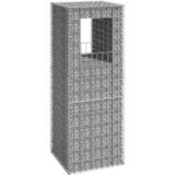vidaXL Gabionska košara steber 50x50x140 cm železo | Shoptok.si