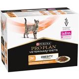 Purina Pro Plan Veterinary Diets 5x zooTočke na mokro mačjo hrano! - Veterinary Diets Feline OM ST/OX-Obesity Management piščanec