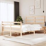 vidaXL Posteljni okvir iz trdne borovine 135x190 cm 4FT6 Cene