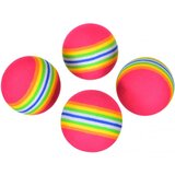 Trixie Igrača za mačke Žoga mavrična 4 kos 3,5 cm | Shoptok.si