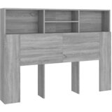 The Living Store Vzglavna omarica siva sonoma 140x19x103,5 cm - Vzglavna Omarica, (21418676) | Shoptok.si