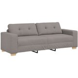 SOFA za 3 osobe Sivo-smeđa 220 cm tkanina Slike