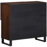 vidaXL Komoda rjava 80x34x75 cm trden mangov les | Shoptok.si