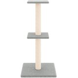  Penjalica za mačke sa stupovima za grebanje svjetlosiva 73 cm | shoptok.hr