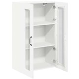 vidaXL Stenska kuhinjska omarica Visok sijaj bela 60 x 31 x 100 cm | Shoptok.si