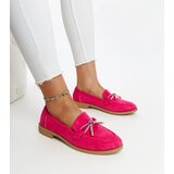 Gemre Dark Pink Loafers with Decorative Bow Endike | shoptok.hr