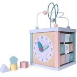 ECO TOYS drvena kocka za razvijanje motoričkih sposobnosti