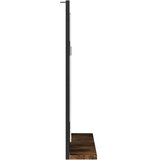  Kupaonsko ogledalo s policom boja hrasta 50 x 12 x 60 cm drveno | shoptok.hr