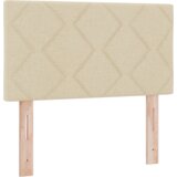  Krevet s podnicom i madracem krem 80x200 cm tkanina | shoptok.hr