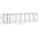  Vanjski kavez za pse čelični 16 94 m² | shoptok.hr