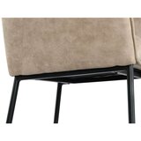  Tabure DKD Home Decor Crna Bež Metal 59 x 60 x 107 cm | shoptok.hr