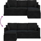 SOFA Kavč Črna Splošne dimenzije: 198 x 134 x 80 cm (Š x G x V), (5000142830) | Shoptok.si