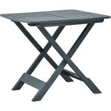 vidaXL Zložljiva vrtna miza zelena 79x72x70 cm plastika Cene