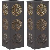  Solarna LED svjetlost za stazu 2 pcs Crna Hladno valjana čelika | shoptok.hr