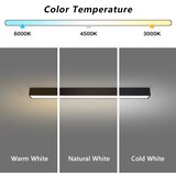  Immax NEO 07255L - LED prigušiva svetiljka LUNGO 20W/230V Wi-Fi Tuya crna + daljinski upravljač | Eponuda.com