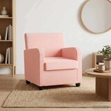  Fotelja Ružičasta Umjetno janjeće runo - Ružičasta | shoptok.hr