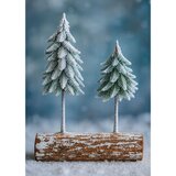 Dekorativna božićna drvca 34 x 28 cm - 2 drvca | shoptok.hr