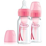 Dr.browns Dr. Brown's Natural Flow® Options+™ bočica uskog grla, 120 ml, pink, 2 kom Cijene