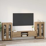  Set TV komoda FLORIN 3 pcs Umjetnički hrast Konstruirano drvo | Eponuda.com