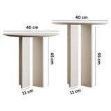 Hanah home Set klub stolova Leo, 2 komada, Bijeli | Eponuda.ba