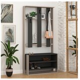 Hanah home stalak za hodnik chester - svetla mocha, anthraci Cene