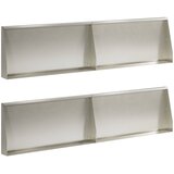  Zid za zadržavanje 4 kom. 80 x 12 x 40 cm Nehrđajući čelik | shoptok.hr