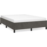 Posteljni okvir temno siv 140x200 cm žamet, (20723316) | Shoptok.si