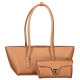 Coccinelle Double Beat Medium ženska kožna torba 28x16x14 cm smeđa Cijene