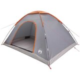 vidaXL Kamping šator 6-osobni Siva i narančasta - Siva i narančasta Za 6 osoba | shoptok.hr