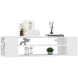 Viseći TV ormarić bijeli 100 x 30 x 26,5 cm konstruirano drvo | shoptok.hr